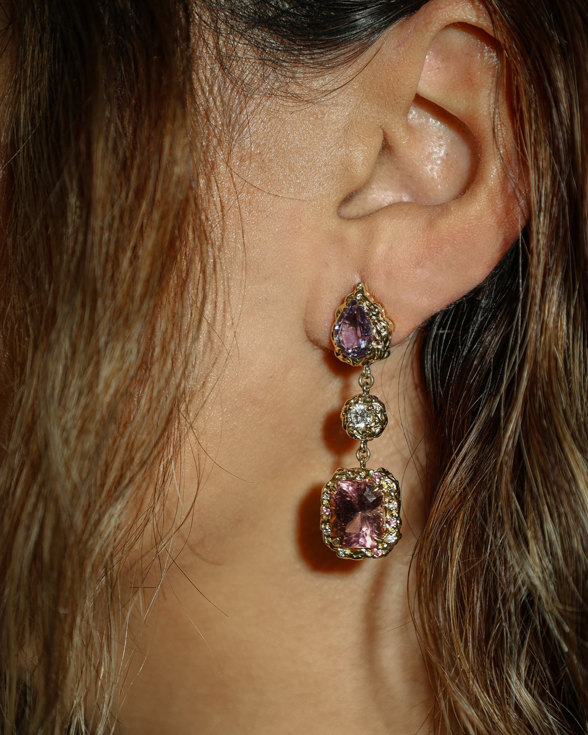 Dahlia Chandelier Earrings