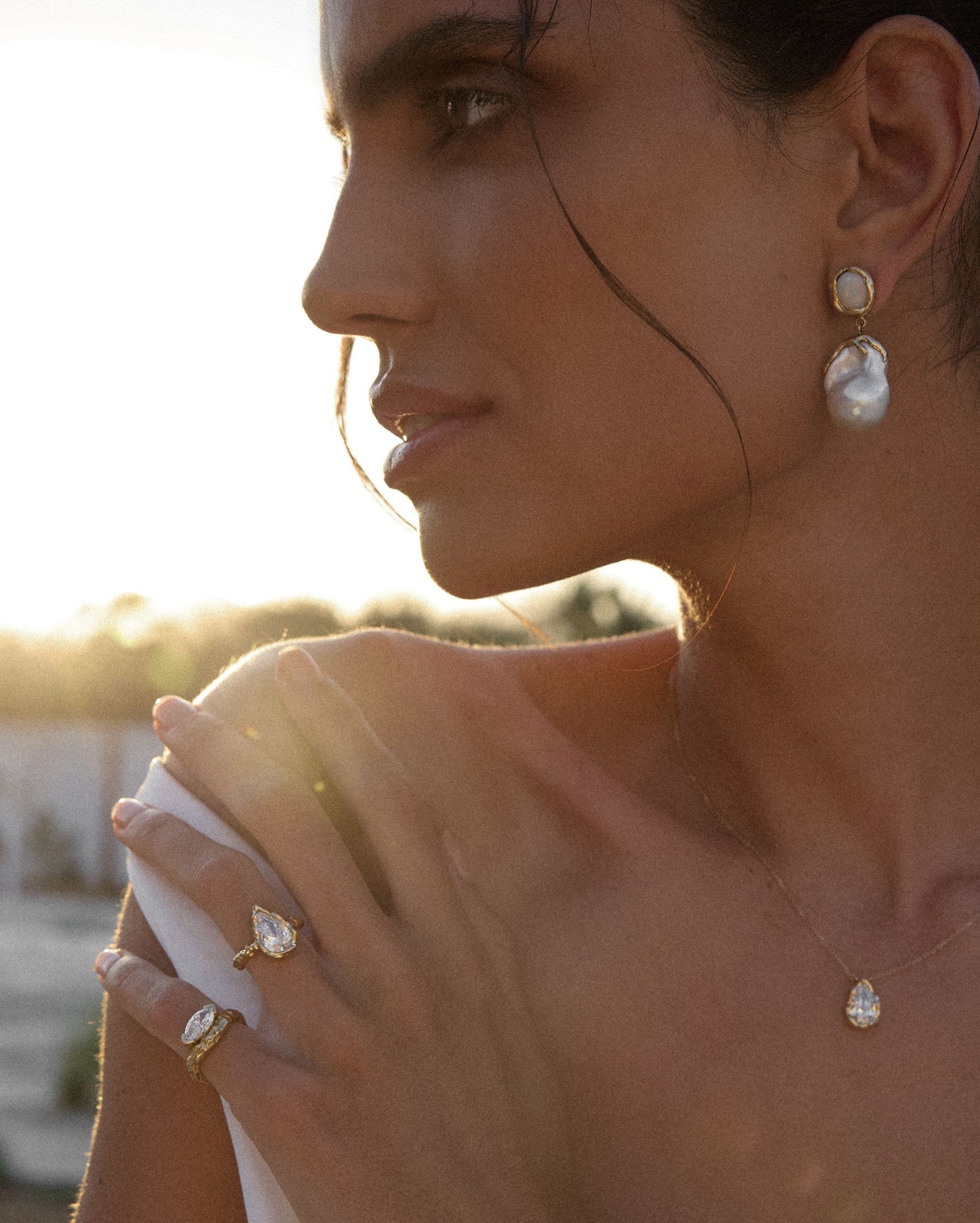 Carla diamond ring in 18K gold